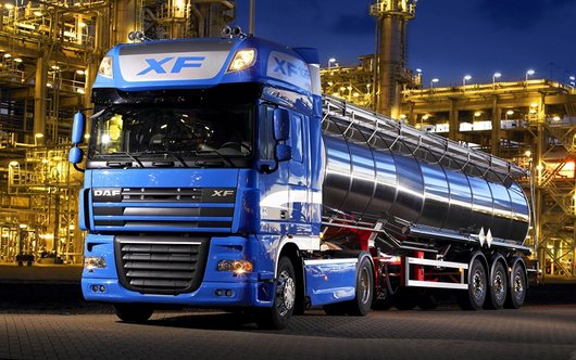 Delivery of petrochemicals by truck Delivery of petrochemicals by truck